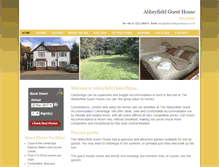 Tablet Screenshot of abbeyfieldguesthouse.com